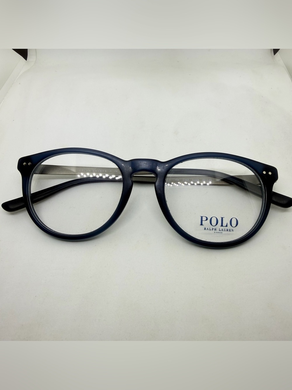 Polo by Ralph Lauren Navy Round Prescription Glasses
